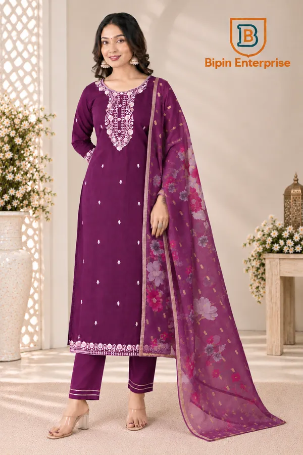 Purple_Embroidered_Straight_Kurta_Suit_Set_For_Women