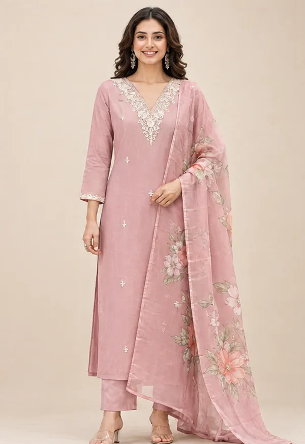 Pink_Embroidered_Straight_Kurta_Set_For_Women