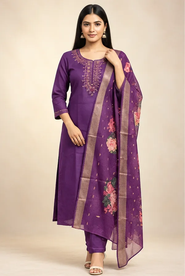 Purple_Embroidered_Straight_Kurta_Set_With_Dupatta_For_Women