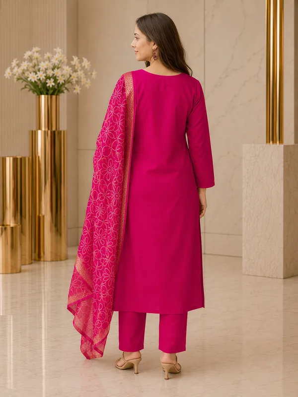 Pink_Embroidered_Straight_Kurta_Set_For_Women
