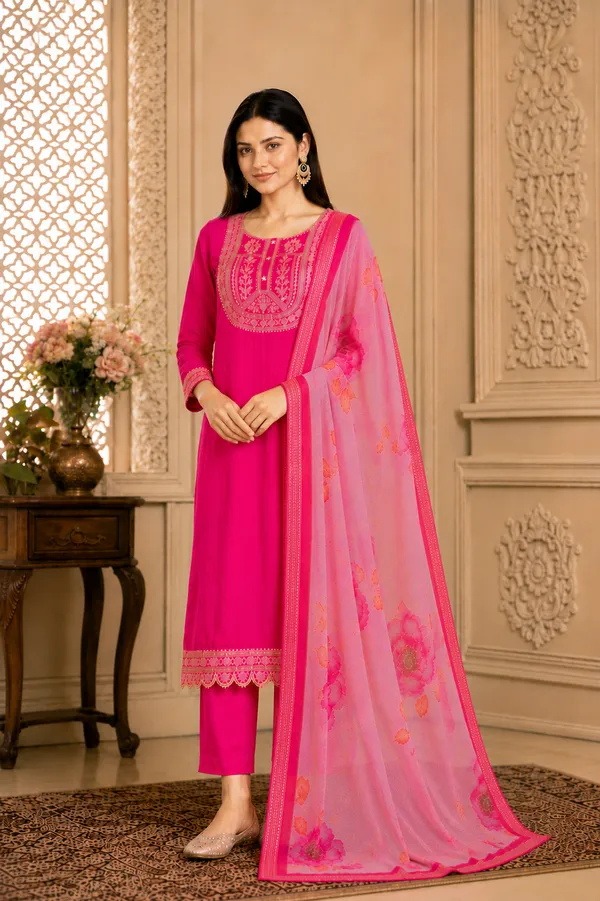 Pink_Embroidered_Straight_Kurta_Suit_Set_For_Women