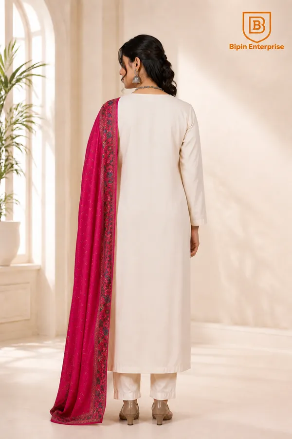 Cream_Embroidered_Straight_Kurta_Set_For_Women