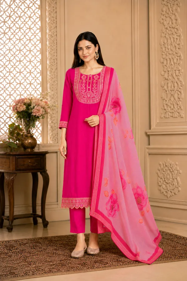 Pink_Embroidered_Straight_Kurta_Suit_Set_For_Women