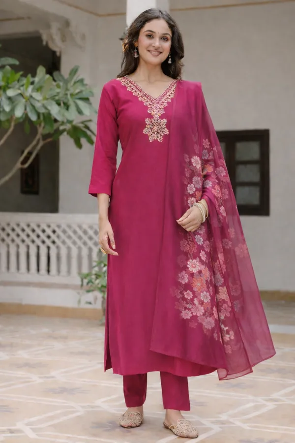 Pink_Embroidered_Straight_Kurta_Set_For_Women