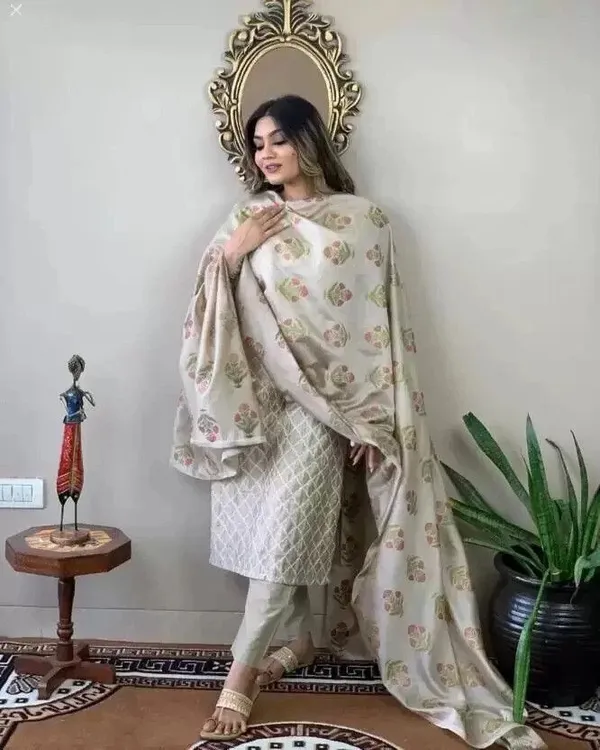 Off_White_Printed_Straight_Kurta_Pant_Dupatta_Set_For_Women