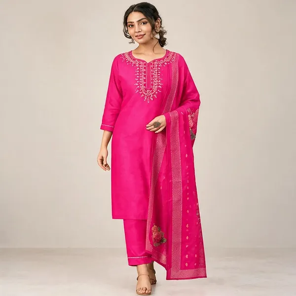 Pink_Embroidered_Straight_Kurta_Set_For_Women