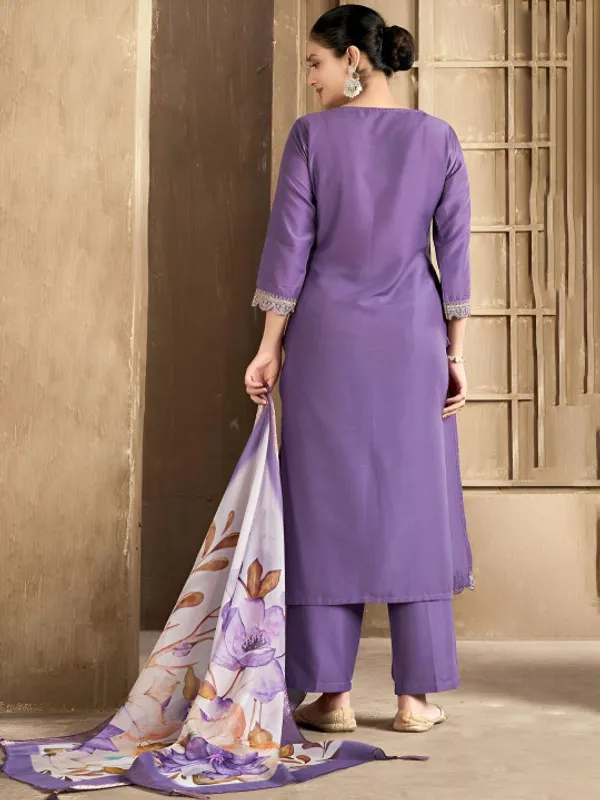 Purple_Embroidered_Straight_Kurta_Set_For_Women