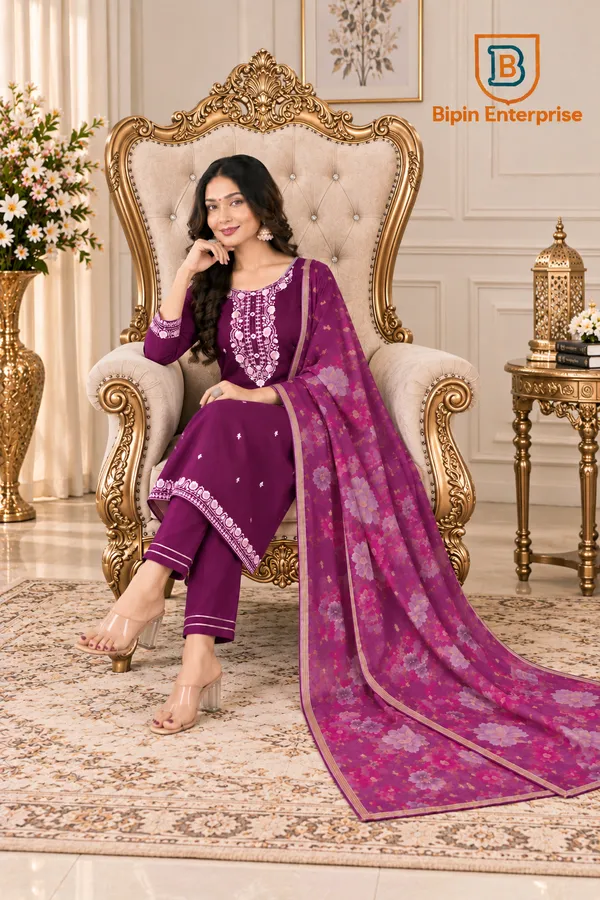 Purple_Embroidered_Straight_Kurta_Suit_Set_For_Women