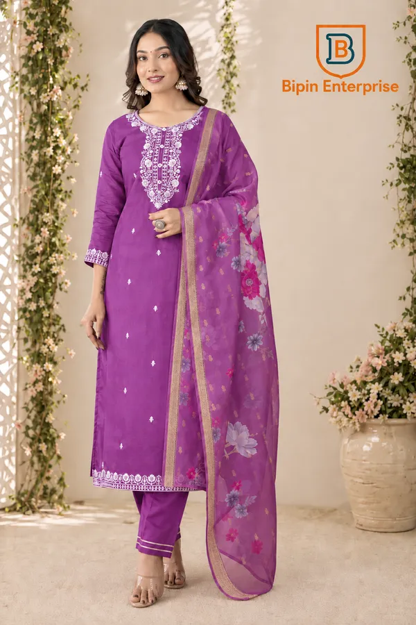 Purple_Embroidered_Straight_Kurta_Set_For_Women