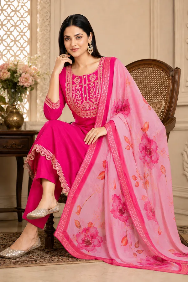 Pink_Embroidered_Straight_Kurta_Suit_Set_For_Women
