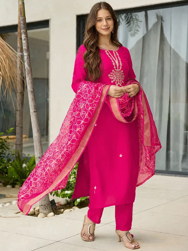 Pink_Embroidered_Straight_Kurta_Set_For_Women