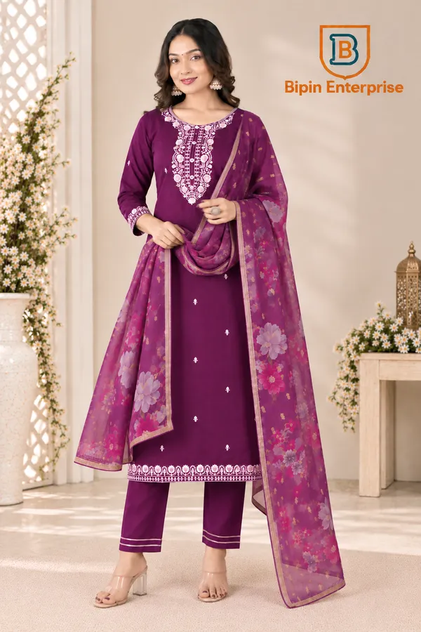 Purple_Embroidered_Straight_Kurta_Suit_Set_For_Women