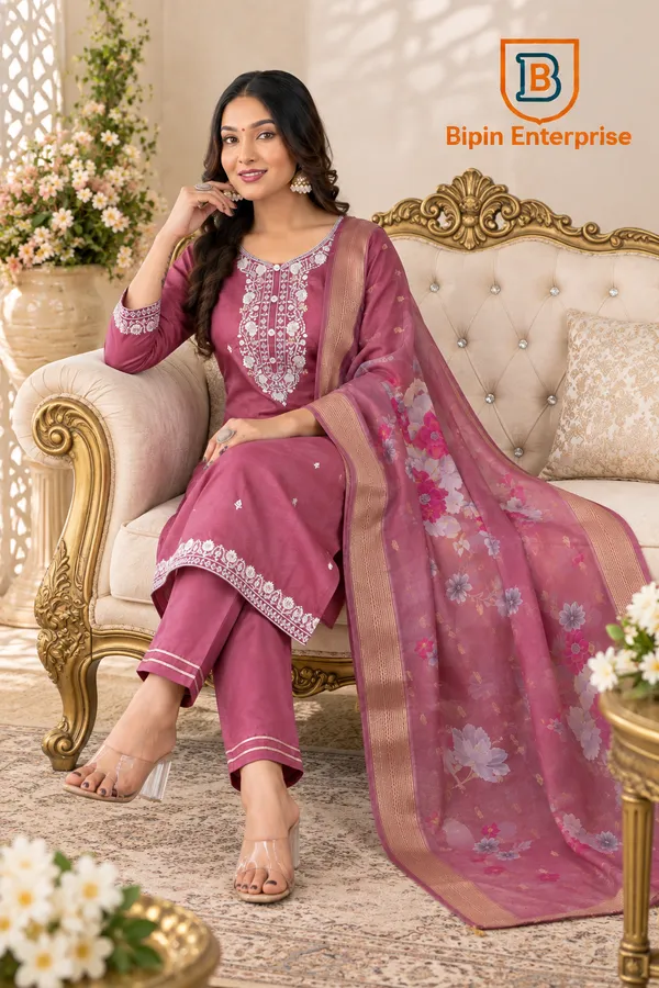 Mauve_Embroidered_Straight_Kurta_Set_For_Women