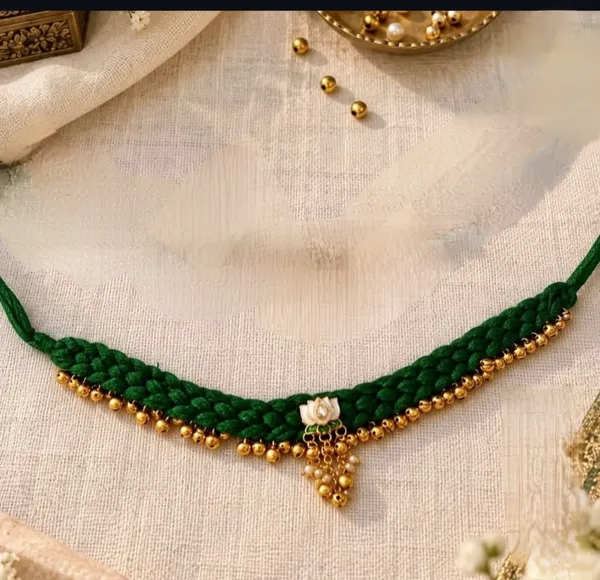 Green_Braided_Beaded_Choker_Necklace_for_Women