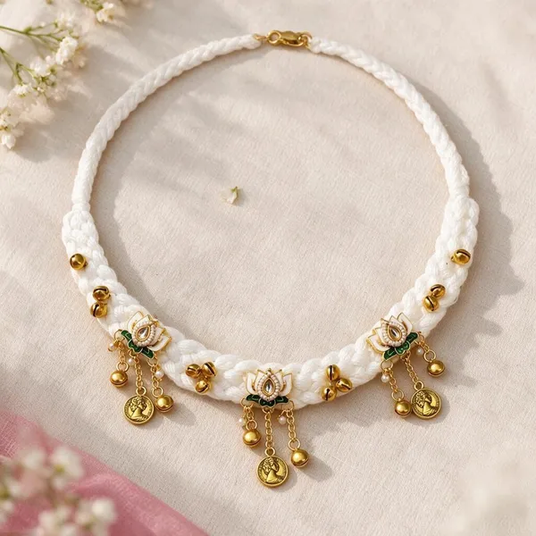 White_Beaded_Temple_Necklace_For_Women