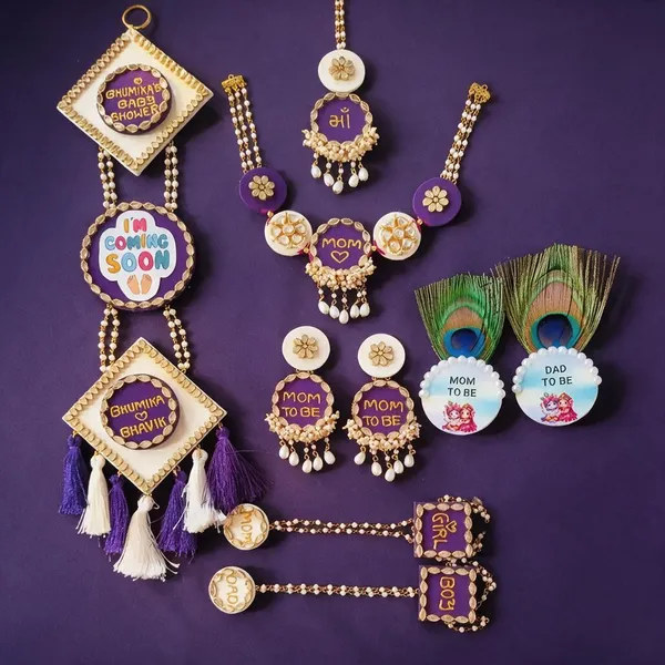 Purple_Godh_Bharai_Jewellery_And_Badge_Set_For_Mom_To_Be