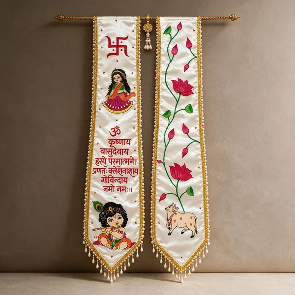 Satin_Silk_Baby_Shower_Duppata_With_Hand_Paiting