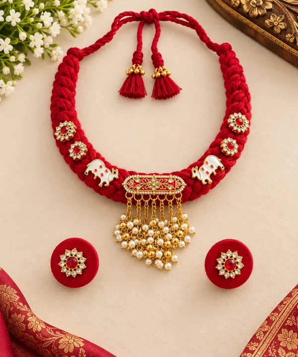 Red_Traditional_Necklace_Set_for_Women