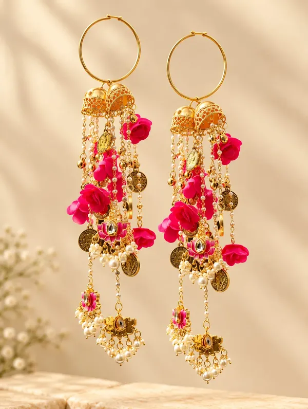 Golden_&_Pink_Pearl__Jhumka_Haldi_Hand_Kalire_For_Women