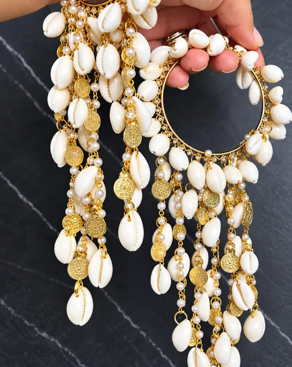 Gold-Tone_Pearl_Shell_Jhumka_Haldi_Hand_Kalire__For_Women