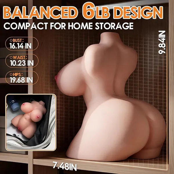 Cream_Silicone_Realistic_Female_Body_Torso_Mannequin.