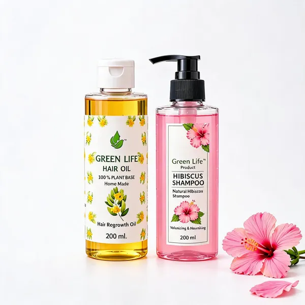 Green_Life_Hibiscus_Shampoo_And_Hair_Oil_Duo_Pack_Of_2