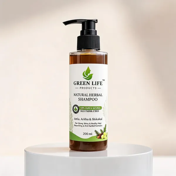 Green_Life_Natural_Herbal_Shampoo_And_Hair_Oil_Set_Pack_Of_2