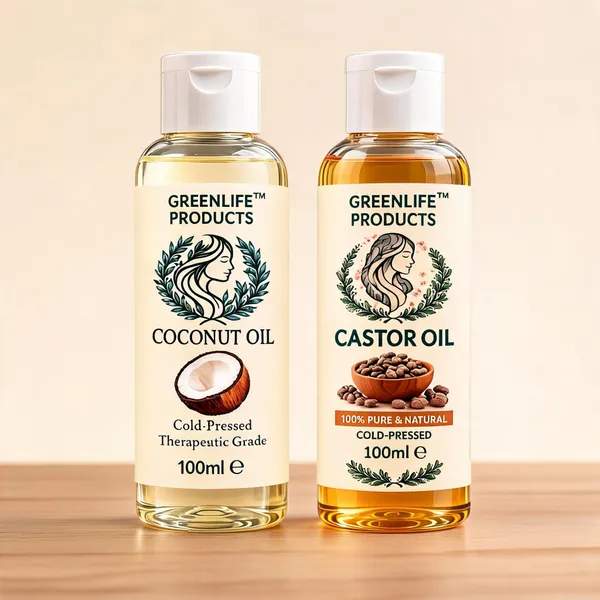 Greenlife_Coconut_And_Castor_Oil_Hair_And_Skin_Care_Pack_Of_4