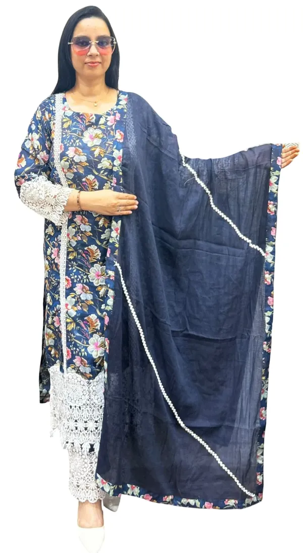 MUL_COTTON_SUIT_WITH_FRONT_HAND_WORK__IN_FRONT_PANEL_AND_CROCHE_LACE__IN_DAMAN_AND_SLEEVES,_COTTON__DUPPATA_,_pant