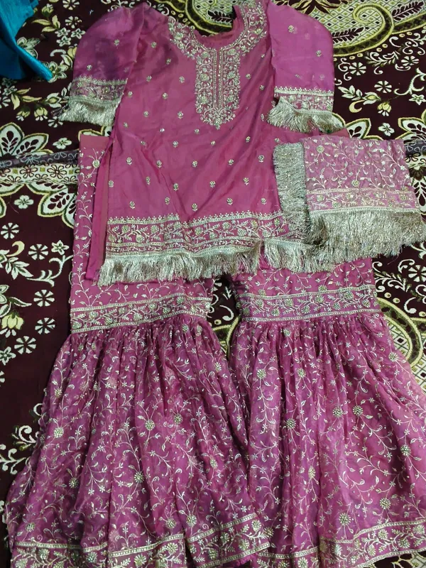 Pink_Embroidered_Kurta_Sharara_Set_for_Girls