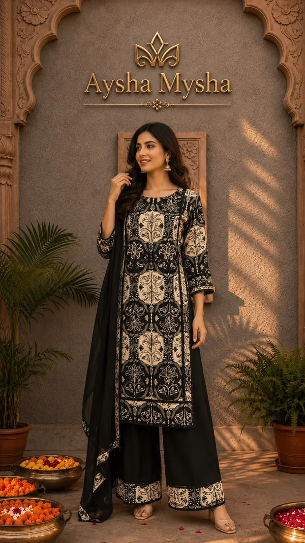 black_printed_mul_cotton_suits_with_ciffon_dupptta__,_pant_,_top_all_over_bead_work