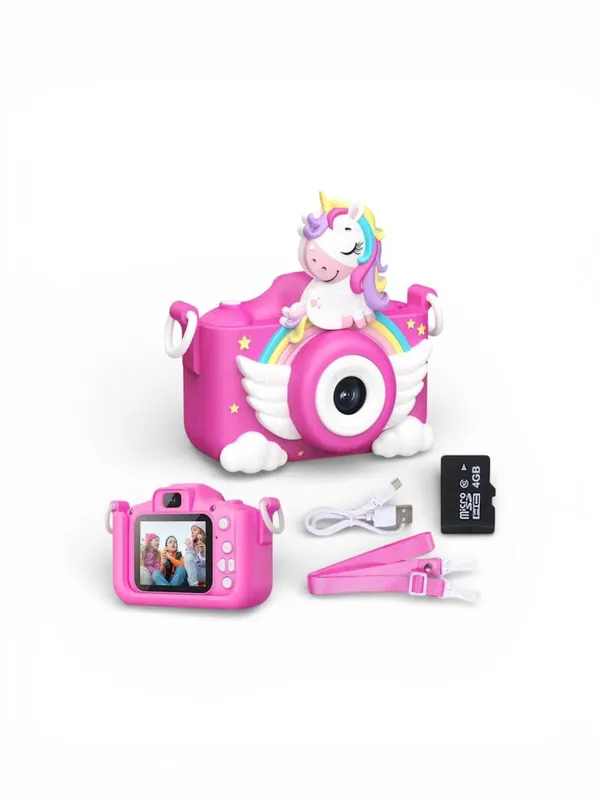 Kids_Unicorn_Digital_Camera,_Rechargeable_Toy_Camera_for_Children,_Photo_and_Video,_4GB_Memory_Card,_Cute_Cartoon_Design,_with_Strap,_2MP