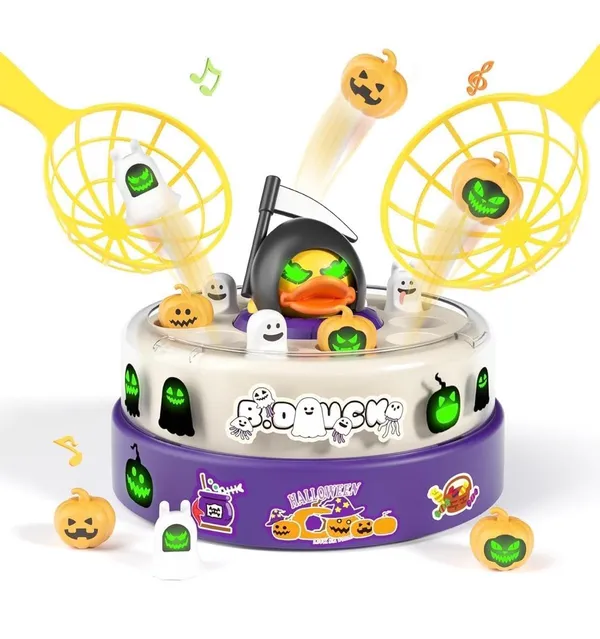 Halloween_Duck_Catching_Game_Toy_with_Lights_&_Music,_Rotating_Whack-a-Duck_Style_Interactive_Party_Game,_Glow_in_The_Dark_Pumpkin_&_Ghost_Toys_for_Kids_Ages_3-8