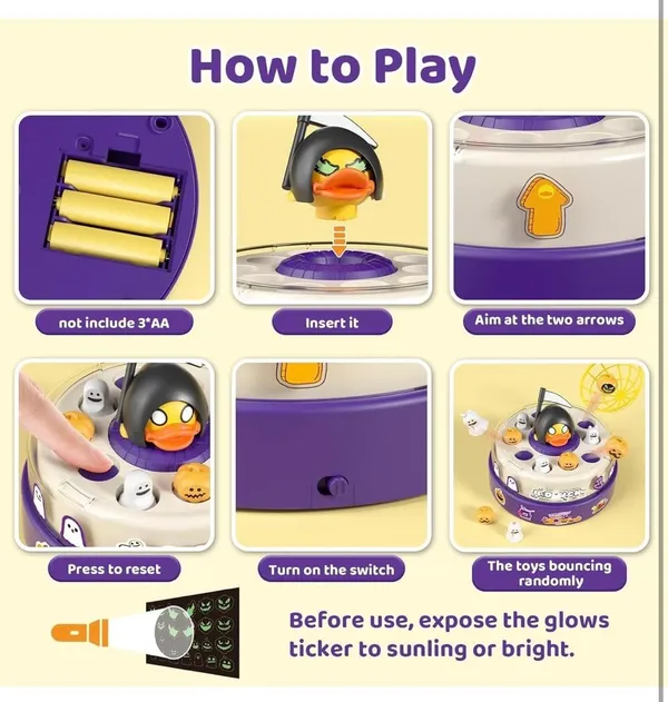 Halloween_Duck_Catching_Game_Toy_with_Lights_&_Music,_Rotating_Whack-a-Duck_Style_Interactive_Party_Game,_Glow_in_The_Dark_Pumpkin_&_Ghost_Toys_for_Kids_Ages_3-8