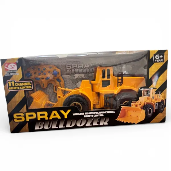 Spray_Bulldozer_Remote_Control_Construction_Toy,_11_Channel_Wireless_Multifunctional,_Yellow,_Ages_6+