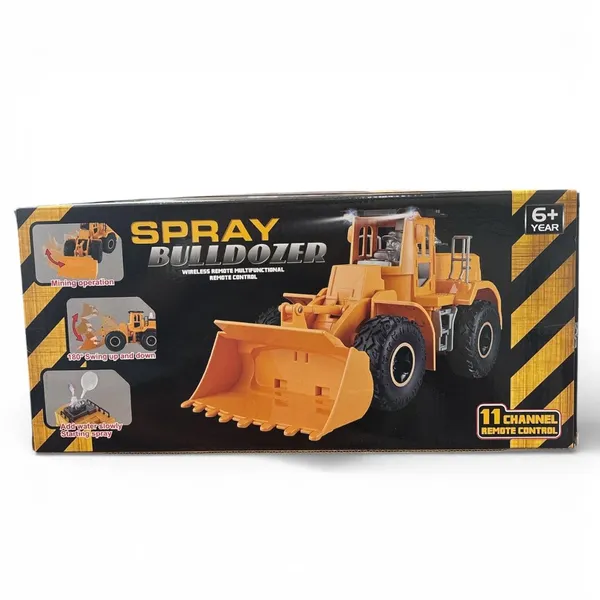 Spray_Bulldozer_Remote_Control_Construction_Toy,_11_Channel_Wireless_Multifunctional,_Yellow,_Ages_6+