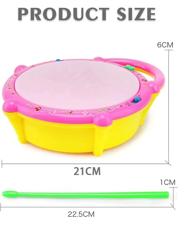 Kids_Electronic_Musical_Drum_Toy_with_LED_Lights,_Multiple_Sound_Modes,_2_Drumsticks_Included,_Pink_and_Yellow