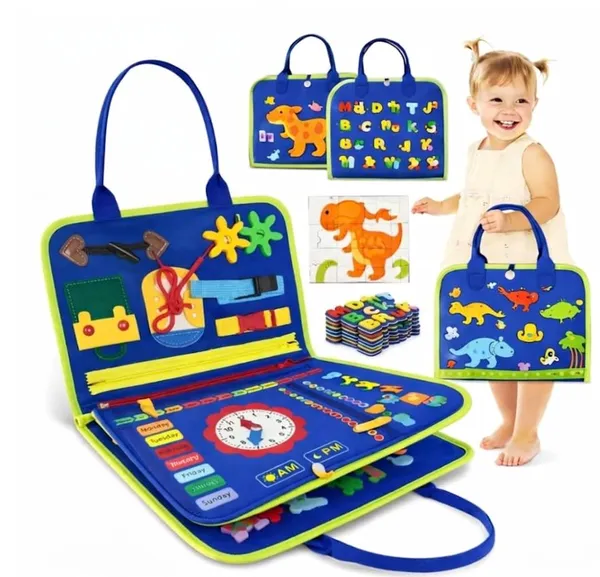 Busy_Board_Activity_Binder_for_Toddlers_Dinosaur_Felt_Blue