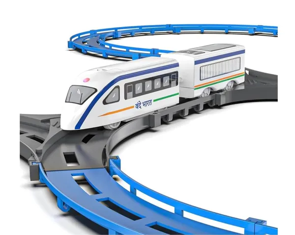 FAMNEST_JOYBOX_Bullet_Train_Toy_Set_with_Track,_Battery_Operated_Electric_High-Speed_Train,_43_Pieces_DIY_Railway_with_Lights,_Toy_for_Kids_12+_Months