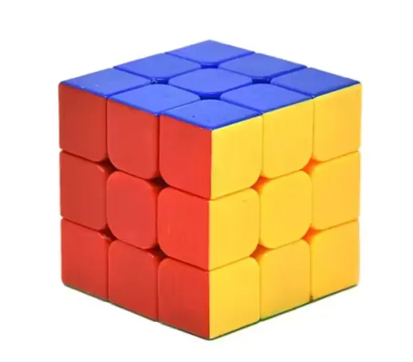 FAMNEST_JOYBOX_Cube_King_Speed_Cube_490,_3x3_Brain_Game_Challenge_Puzzle,_Age_6+_-_Pack_of_2