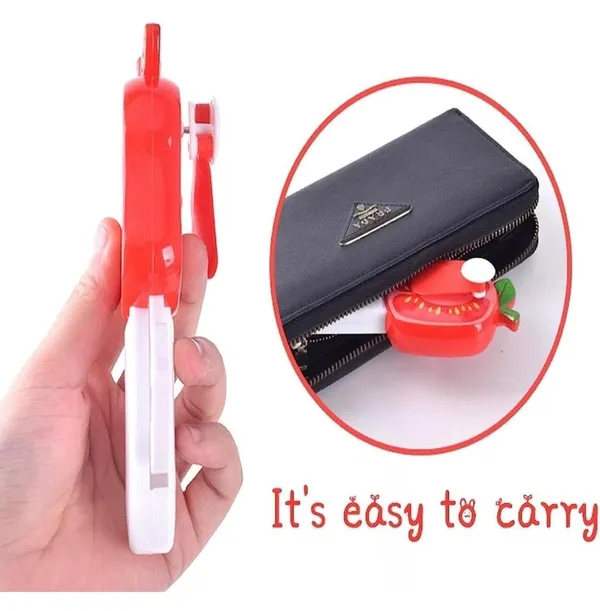 FAMNEST_JOYBOX_Hand_Press_Manual_Mini_Fan_|_Portable_Fruit_Shaped_Pocket_Fan_|_No_Battery_Required_Handheld_Cooling_Toy_for_Kids_Travel_Office_|_Hand_press_fan_manual,_Assorted_Colors