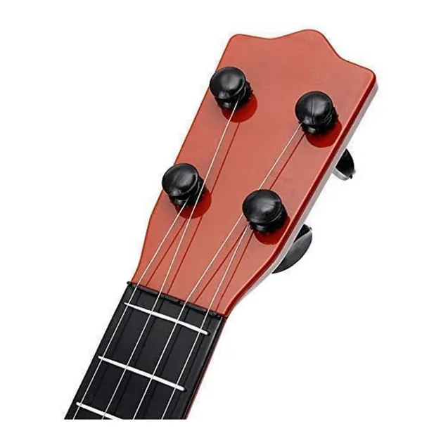FAMNEST_JOYBOX_Wooden_Kids_4_String_Musical_Guitar_with_Pick_|_Classical_Series_Acoustic_Toy_Instrument_for_Beginner_Boys_and_Girls_|_Wood-Grain_Finish_|_Tunable_Strings_|_Kids_Music_Toy,_Multicolor