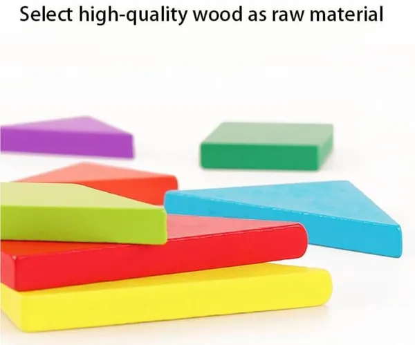 FAMNEST_JOYBOX_Wooden_Tangram_Puzzle_Book_for_Kids_|_7-Piece_Colorful_Magnetic_Shape_Brain_Teaser_with_Pattern_Cards_|_Friendly_Magnetic_Puzzle_Game_|_Travel_Educational_Toy_for_Ages_3+
