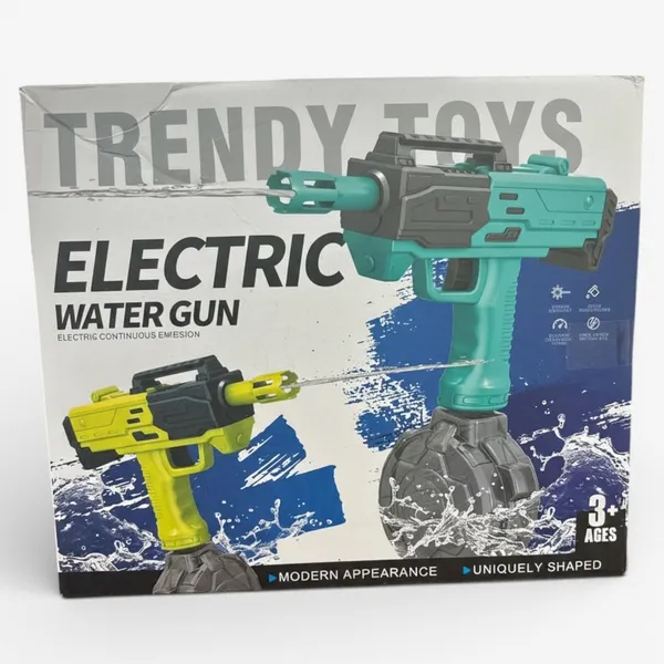 FAMNEST_JOYBOX_Electric_Water_Gun_for_Kids_|_Continuous_Spray_Water_Blaster_with_Large_Capacity_|_Water_Pistol_with_Drum_Tank_|_Summer_Outdoor_Play_Toy_for_Holi_Festival_Ages_3+_Pink