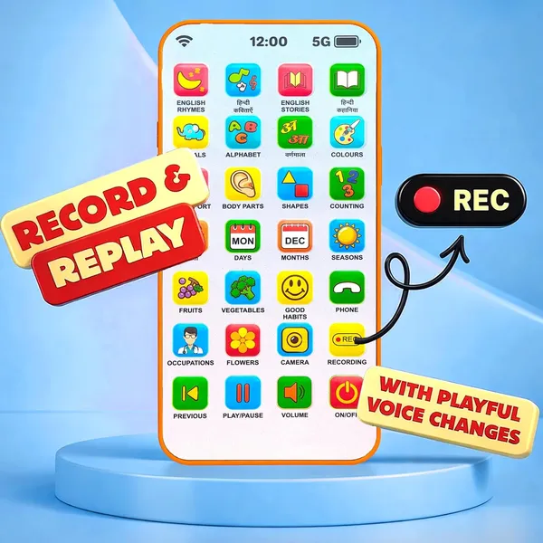 FAMNEST_JOYBOX_Rechargeable_Space_Theme_Phone_Toy_for_Kids_|,_28_Mode_Educational_Dummy_Mobile_with_English_Hindi_Rhymes_Voice_Recording,_Stories_|_Education_Learning_Toy,_Multicolor_Age_3+