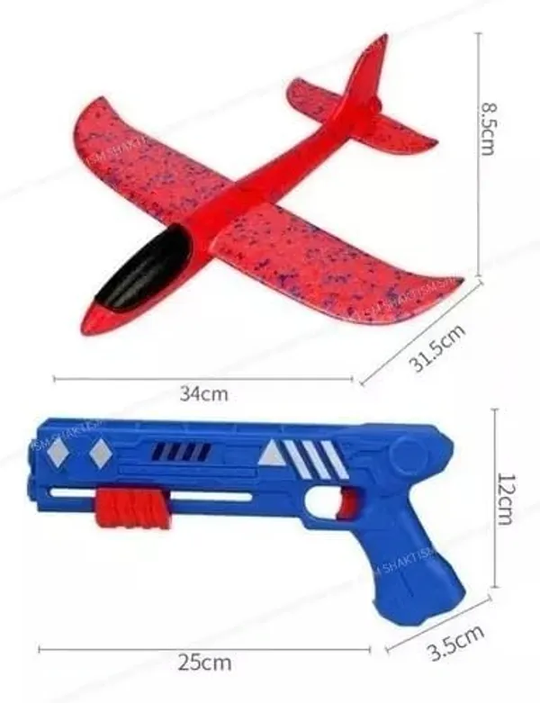 FAMNEST_JOYBOX_Airplane_Launcher_Toy_|_Airplane_with_Launcher_Toy_|_One-Click_Ejection_Catapult_Gun_Flight_Mode_|_Outdoor_Throwing_Flying_Toy_Gift_for_Kids_Boys