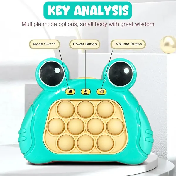 FAMNEST_JOYBOX_Push_Pop_Interactive_Game_Toy_|_Light_and_Music_Electronic_Bubble_Fidget_Machine_with_4_Modes_Music_|_Bubble_Pop_Fidget_Toy_|_Stress_Relief_for_Kids_Adults,_Random_Color_per_PICs