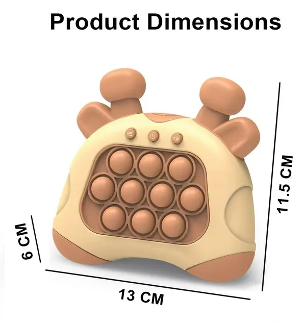FAMNEST_JOYBOX_Push_Pop_Interactive_Game_Toy_|_Light_and_Music_Electronic_Bubble_Fidget_Machine_with_4_Modes_Music_|_Bubble_Pop_Fidget_Toy_|_Stress_Relief_for_Kids_Adults,_Random_Color_per_PICs