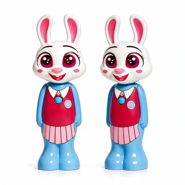 FAMNEST_JOYBOX_Kids_Pop-Up_Cartoon_Character_Toothbrush_with_Soft_Bristles_and_Protective_Cap_|_Travel_Friendly_Manual_Toothbrushes_for_Boys_&_Girls_|_Steve_Toothbrush_(Red)_-_Pack_of_2