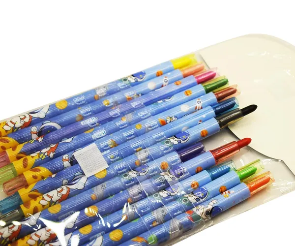 FAMNEST_JOYBOX_Space_Explorer_Coloring_Book_&_12_Rolling_Crayons_Set_for_Kids_Ages_4-8_|_Large_28x22cm_Art_Activity_Party_Favors_for_Boys_and_Girls_|_Children's_Drawing_Book_and_Crayons